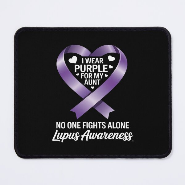 Item preview, I Wear Purple For My Aunt For Lupus Awareness Purple Ribbon designed and sold by KingsLife1994.