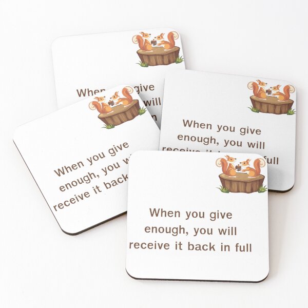 Item preview, When You Give Enough Inspirational Quote designed and sold by Happyfreedom.