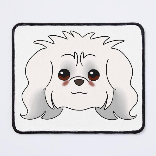 Item preview, White Shih Tzu Tear Stains designed and sold by OliRoseArt.