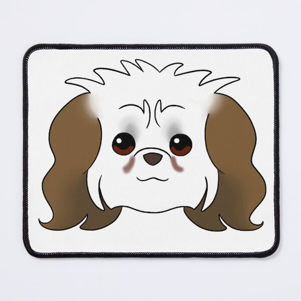 Item preview, White Shih Tzu Brown Ears Tear Stains designed and sold by OliRoseArt.