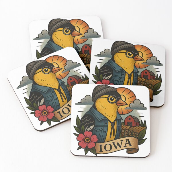 Item preview, Iowa Goldfinch | Nifty Fifty State Series designed and sold by Zippitydodads.