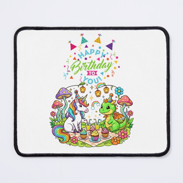 Item preview, Fantastic Birthday Unicorn and Dragon: Magical Children's Party Gift. designed and sold by DibuHumor.
