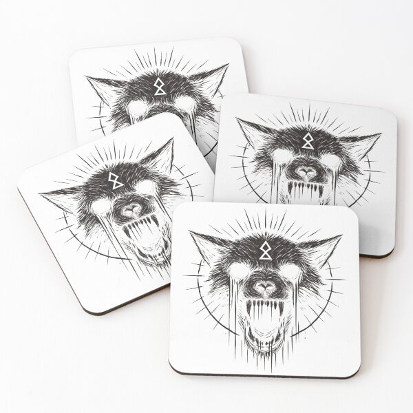 Item preview, Occult Wolf Sigil – Dark Gothic Artwork designed and sold by Stebahn.
