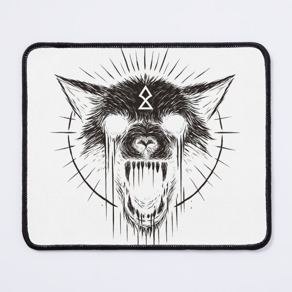 Item preview, Occult Wolf Sigil – Dark Gothic Artwork designed and sold by Stebahn.