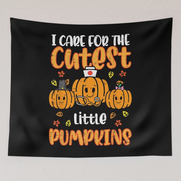 Artikelvorschau, Kürbisse Krankenschwester Halloween Scrub Top Herbst Thanksgiving entworfen und verkauft von mvzonxxqta4.