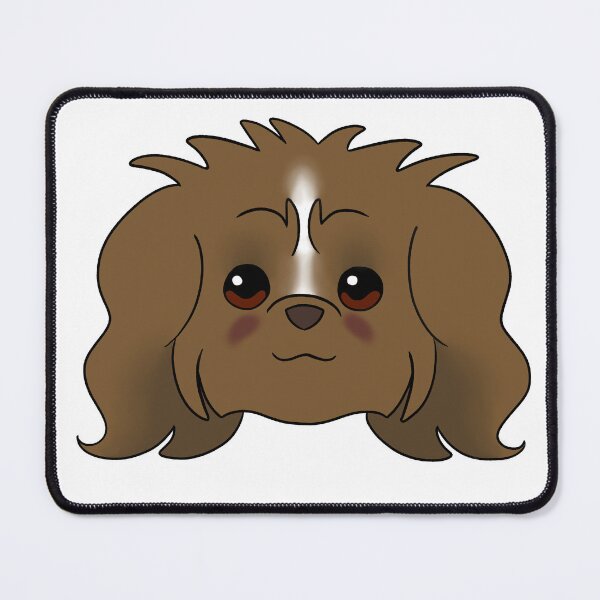 Item preview, Brown Shih Tzu White Blaze Tear Stains designed and sold by OliRoseArt.