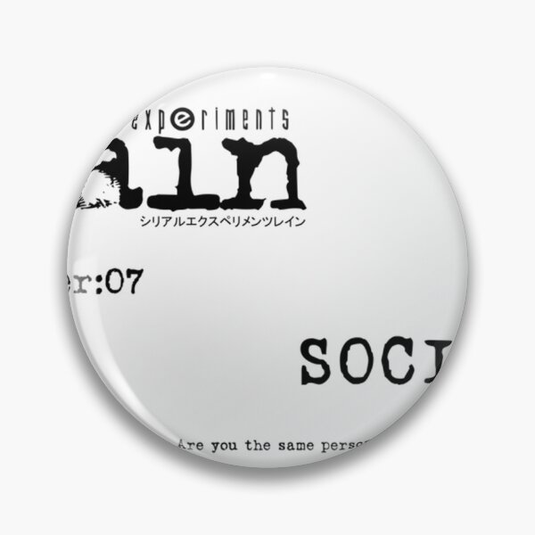 Item preview, Serial Experiments Lain Layer 7 Society designed and sold by SusanaKilba.
