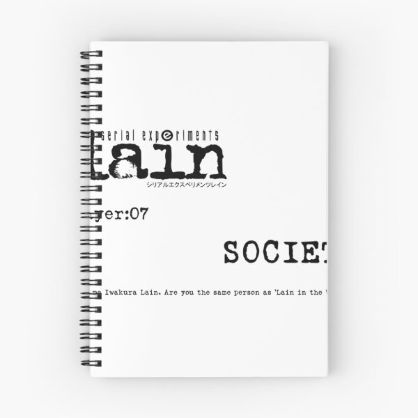Item preview, Serial Experiments Lain Layer 7 Society designed and sold by SusanaKilba.