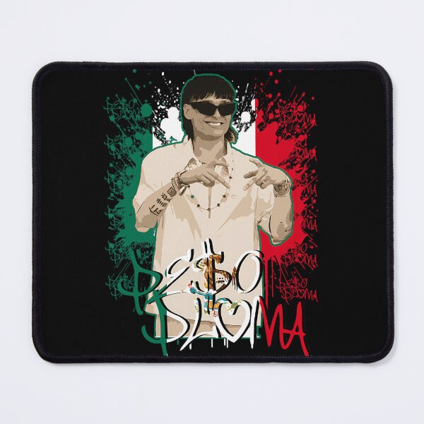 Item preview, Pe$o Pluma text with Mexican flag colors and splatter designed and sold by xdmkomzqg22.