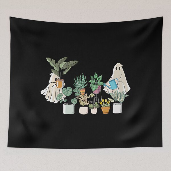 Item preview, Spooky Plant Lady Halloween Ghost Garden Watering Flowers Swea		 designed and sold by zqqeptsj11.