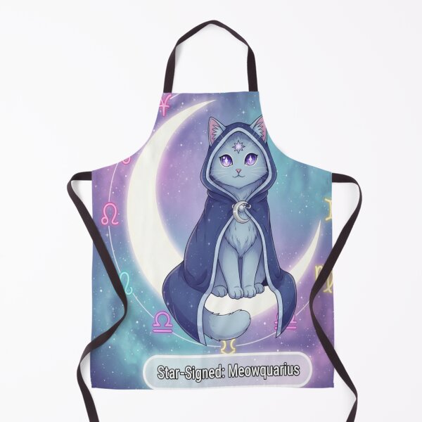 Item preview, Astrology Zodiac Cat Mystic Cosmic Kitty Star Sign Design designed and sold by Neko-Doodle-co.