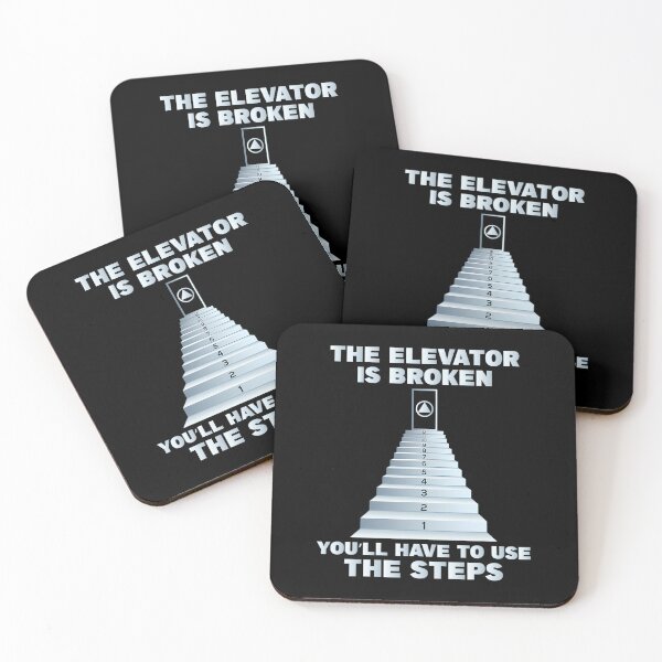 Item preview, The Elevator Is Broken - Sober Sobriety AA NA 		 designed and sold by icdmwvok41.
