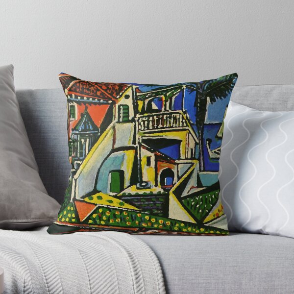 Pablo Picasso Mediterranean Landscape 1952 T Shirt, Artwork Throw Pillow