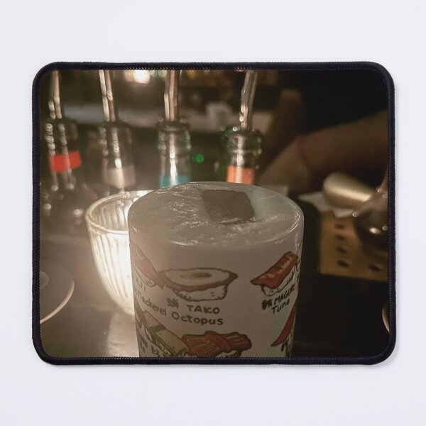 Item preview, Dimly Lit Bar with Sushi Cup designed and sold by Juanholid.
