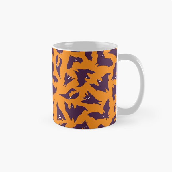 Item preview, Halloween Throw Blanket with Flying Purple Bats on Orange Background – Spooky Gothic Pattern designed and sold by FestivityFinds.