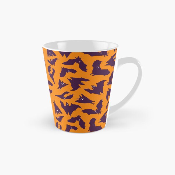 Item preview, Halloween Throw Blanket with Flying Purple Bats on Orange Background – Spooky Gothic Pattern designed and sold by FestivityFinds.