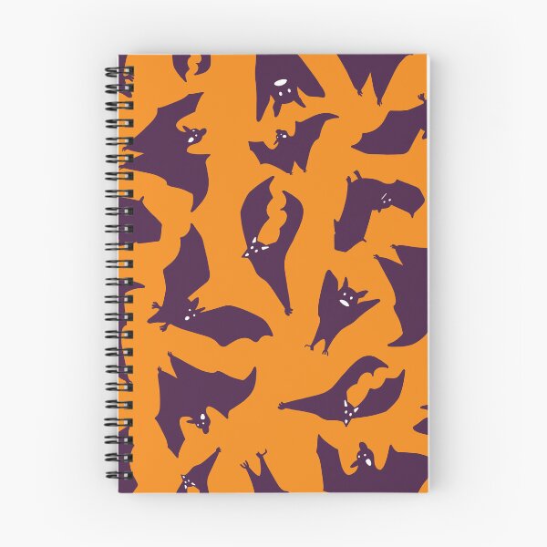 Item preview, Halloween Throw Blanket with Flying Purple Bats on Orange Background – Spooky Gothic Pattern designed and sold by FestivityFinds.