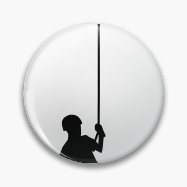 Item preview, Simple Black Rappelling Silhouette 	 	 designed and sold by kplemylnrjc72.