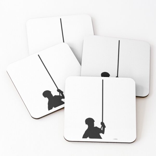 Item preview, Simple Black Rappelling Silhouette 	 	 designed and sold by kplemylnrjc72.