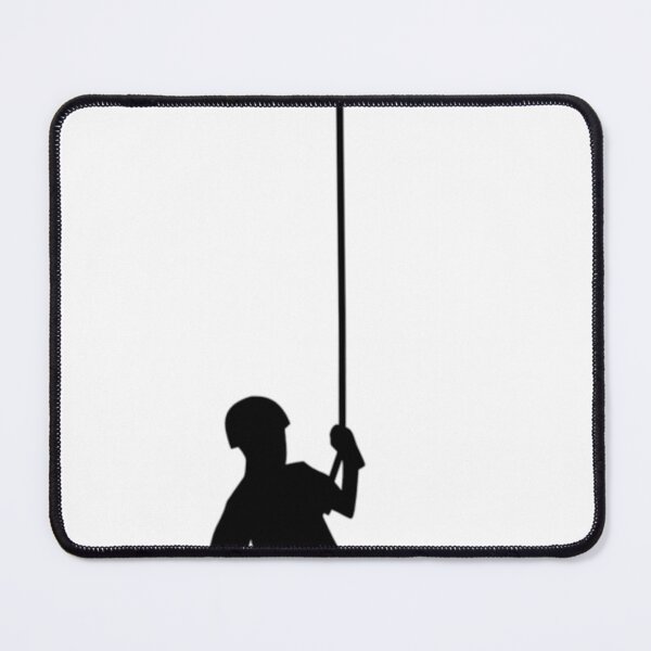 Item preview, Simple Black Rappelling Silhouette 	 	 designed and sold by kplemylnrjc72.