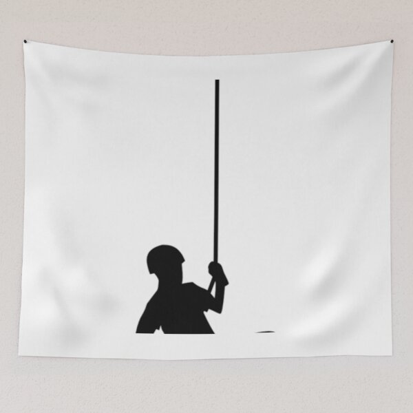 Item preview, Simple Black Rappelling Silhouette 	 	 designed and sold by kplemylnrjc72.