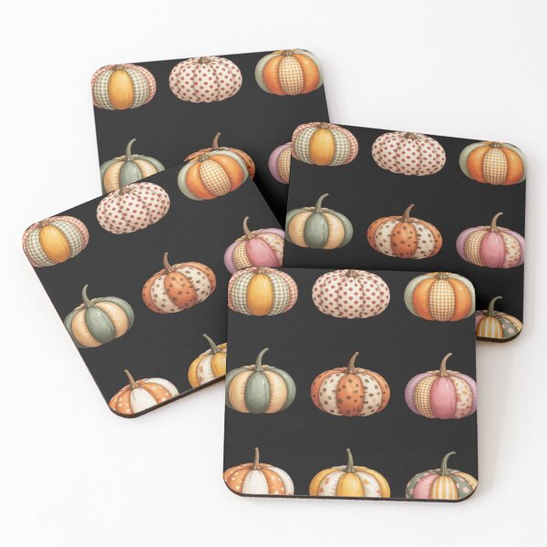Item preview, Halloween Patchwork Pumpkin Quilted Fall Aesthetic designed and sold by GarinaguHN.