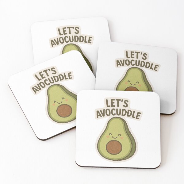 Item preview, Avocado Pun Sticker – Let’s Avocuddle designed and sold by OddlyGood99.