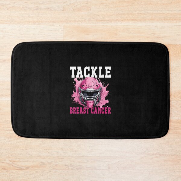 Aperçu de l'œuvre Tackle Football Sensibilisation au cancer du sein Pink Ribbon Kid créée et vendue par fijfghdfxwa48.