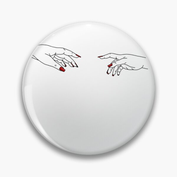 Item preview, The Creation of Eve hands with red manicure nail polish	 designed and sold by nueibtga5.