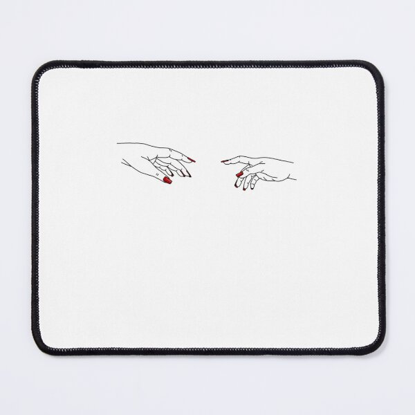 Item preview, The Creation of Eve hands with red manicure nail polish	 designed and sold by nueibtga5.