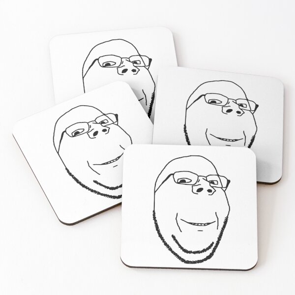 Item preview, Smiling Wholesome Wojak  Soyjak  	 designed and sold by xvjhyapbo23.