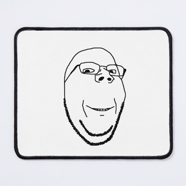Item preview, Smiling Wholesome Wojak  Soyjak  	 designed and sold by xvjhyapbo23.