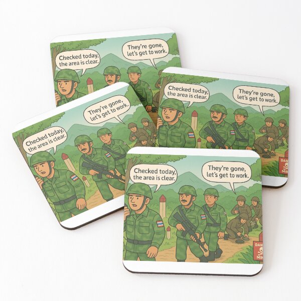 Item preview, Border Patrol – Jungle Sweep & Hidden Mines designed and sold by LaiThaiPatterns.