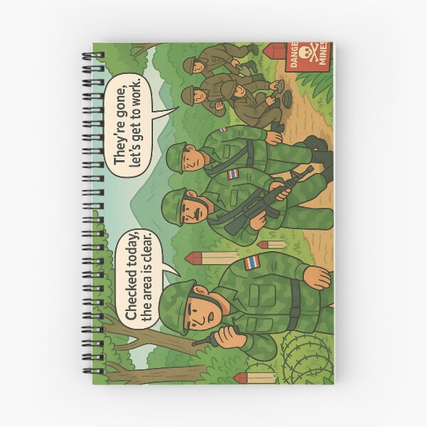 Item preview, Border Patrol – Jungle Sweep & Hidden Mines designed and sold by LaiThaiPatterns.