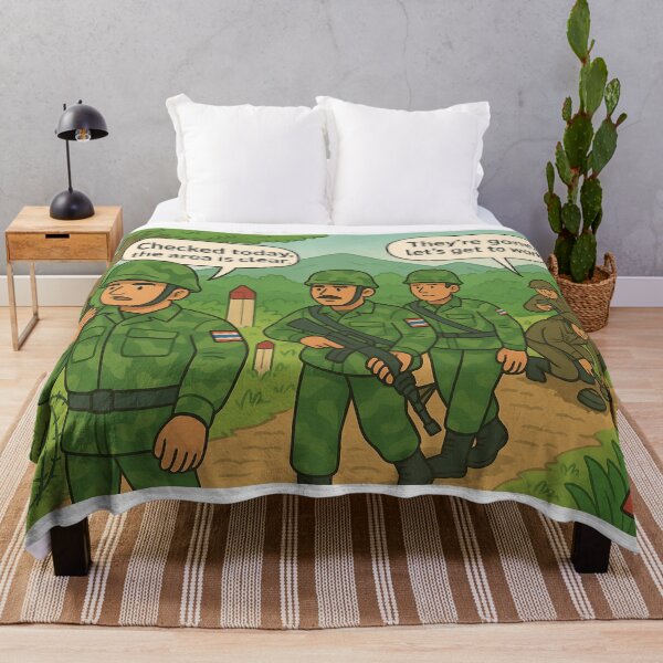 Item preview, Border Patrol – Jungle Sweep & Hidden Mines designed and sold by LaiThaiPatterns.