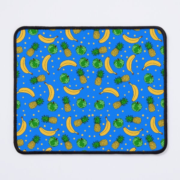 Item preview, Abstract Tropical Fruits Pattern | Banana, Custard Apple & Pineapple fruit design designed and sold by Swati's Digital Den.