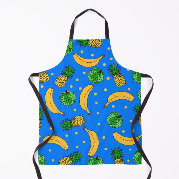 Item preview, Abstract Tropical Fruits Pattern | Banana, Custard Apple & Pineapple fruit design designed and sold by Swati's Digital Den.