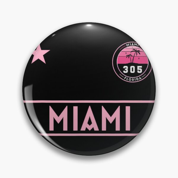 Item preview, MIAMI Palm Tree Mini Pink Badge - 305 Area Code Edition 		 designed and sold by wphbcvfj3.