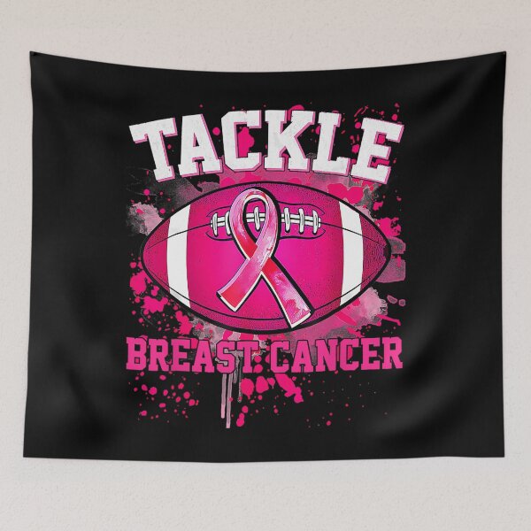Artikelvorschau, Tackle Football Pink Ribbon Brustkrebs-Bewusstseinskind entworfen und verkauft von fijfghdfxwa48.
