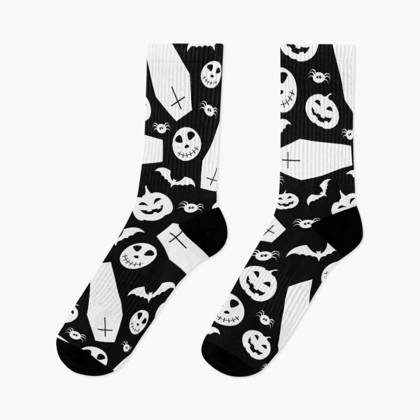 Item preview, Spooky Coffins, Jack-O’-Lanterns, and Bats Halloween Graphic T-Shirt – Bold Black and White Design designed and sold by FestivityFinds.