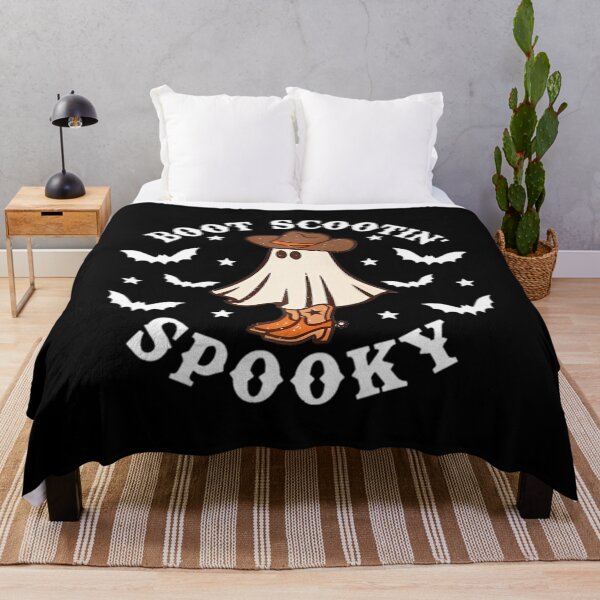 Item preview, Retro Western Halloween Cute Ghost Funny Boot Scootin Spooky Swea designed and sold by qmjeevnp18.
