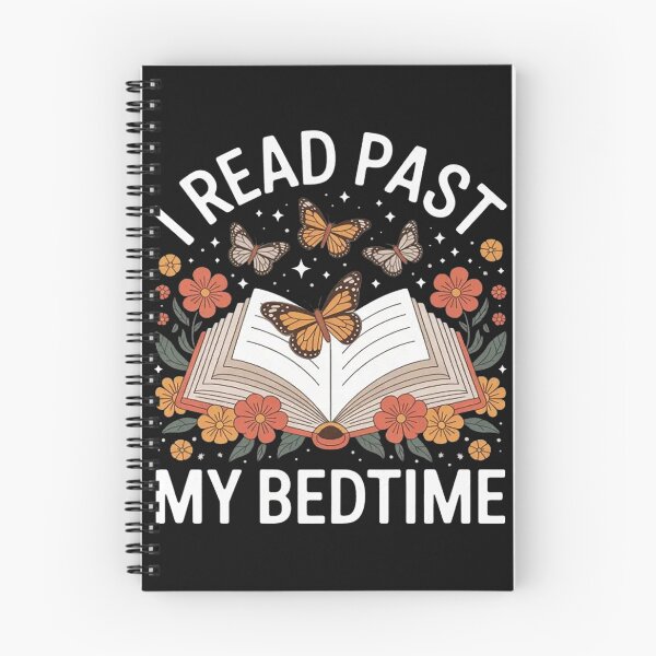 Item preview, Floral I Read Past My Bedtime designed and sold by Vastingan.
