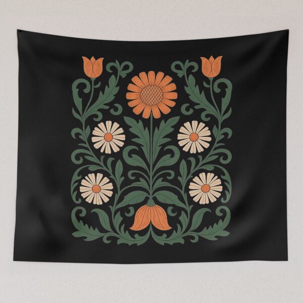 Item preview, Floral Ornament Flower Vines designed and sold by Vastingan.