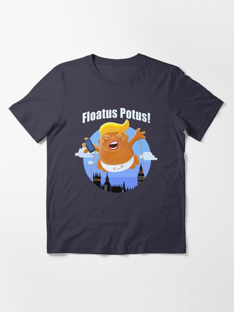Alternate view of Trump Inflatable Baby Blimp Potus England Visit 2019 Essential T-Shirt