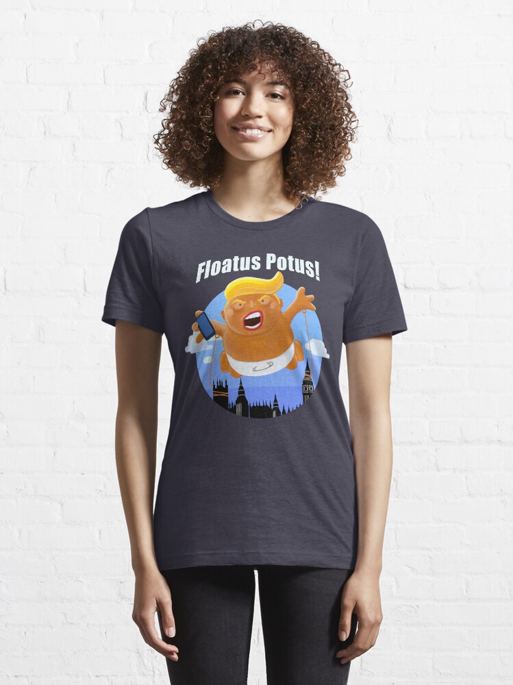 Alternate view of Trump Inflatable Baby Blimp Potus England Visit 2019 Essential T-Shirt