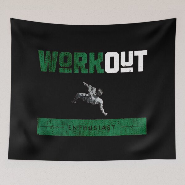 Item preview, Workout Enthusiast Vintage Fitness Art designed and sold by Shaw-arts.