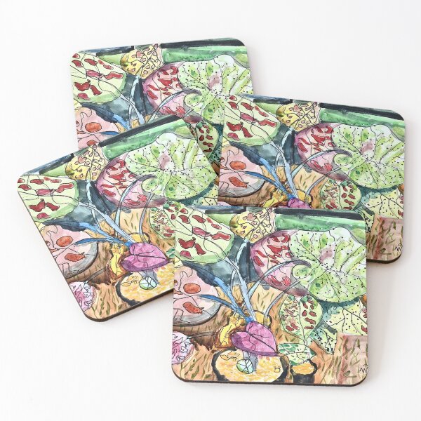 Item preview, Colorful Kids Art Lotus Leaves Painting designed and sold by idtecss.