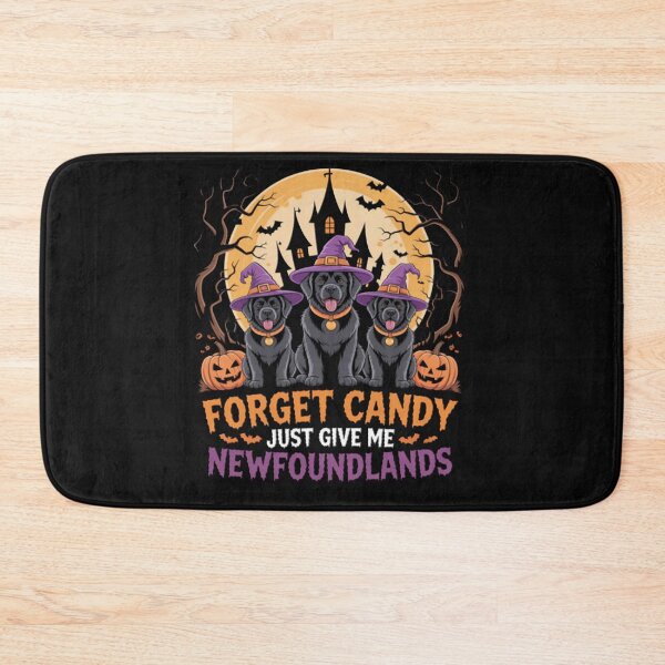 Item preview, Forget Candy Give Me Newfoundlands Halloween Cosplay Witches designed and sold by Vastingan.