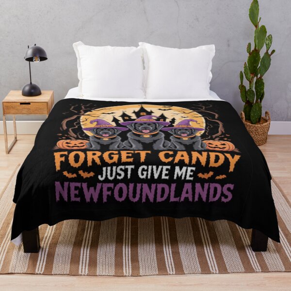 Item preview, Forget Candy Give Me Newfoundlands Halloween Cosplay Witches designed and sold by Vastingan.