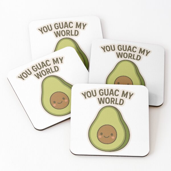 Item preview, Cute Avocado Pun Sticker – You Guac My World designed and sold by OddlyGood99.